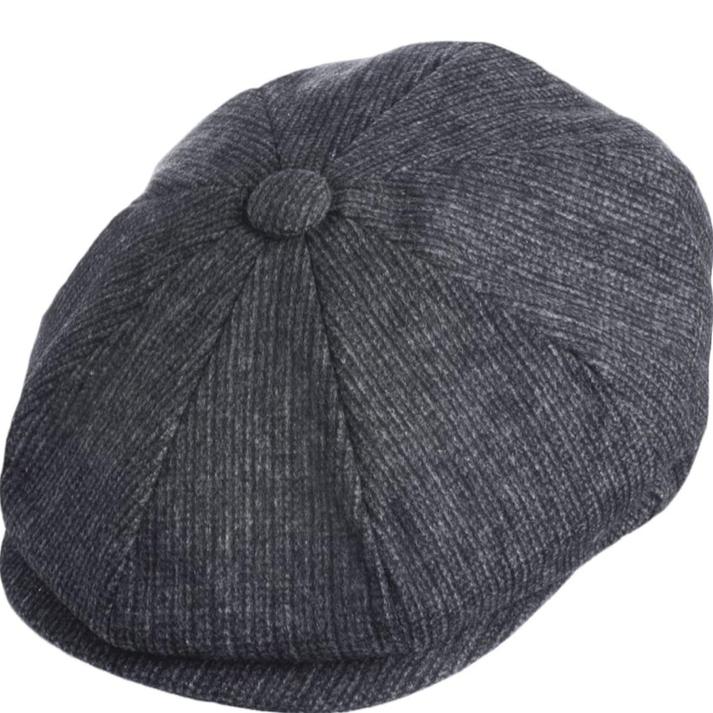 Gray Newsboy Cap